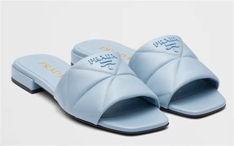 prada quilted slippers|prada slippers women.